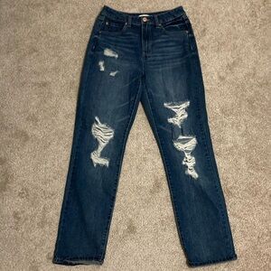 Rue21 Straight Leg Jeans Distressed
